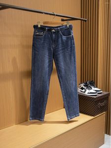 Jeans masculin Version lâche de l'acétate stretate coton d'été mince décontracté tout-match de la jambe droite ropa hombre