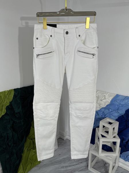 Jeans para hombres LS0922 Moda 2023 Runway Diseño europeo de lujo Ropa de estilo de fiesta