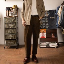 Jeans masculin LU-0001 Redtornado Super qualité haute taille lavée pantalon chino décontracté en coton en velours côtelé Sanforis