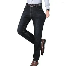 Jeans voor heren Luxe denim Business Casual Lange broek voor heren Klassieke elastische regular fit Rechte herenbroek Dropship