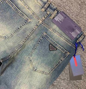 Herenjeans Luxe designer herenkleding Hoge kwaliteit casual zakelijke jeans Klassieke stijl wassing casual comfortabele zakelijke broek groothandel