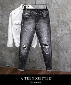 Jeans masculin M03805 Fashion 2024 Runway Luxury European Design Party Style