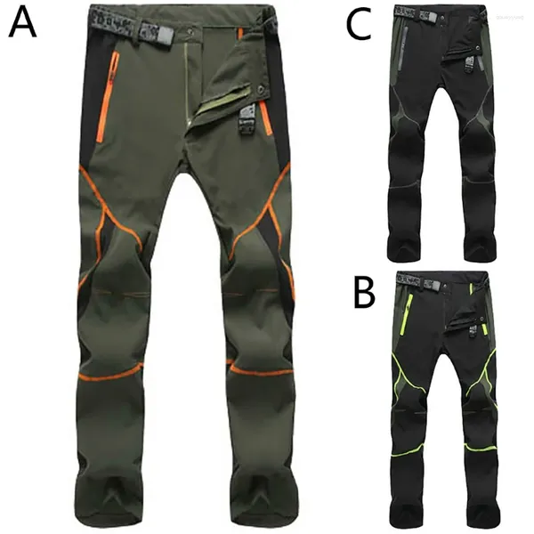 Jeans pour hommes Hommes 2023 Modèles Patchwork Couleur Ligne Modèle Pantalon de randonnée Pantalon cargo décontracté à séchage rapide Escalade en plein air Sports imperméables