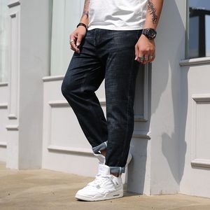 Heren jeans mannen zwart plus size streetwear 90s baggy broek rits rits luxe cowboy grote broek pantalones hombre