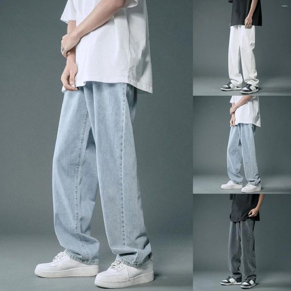 Jeans pour hommes Hommes Casual Mode Loose Street Pantalon à jambes larges Pantalon Cargo Baggy Coréen