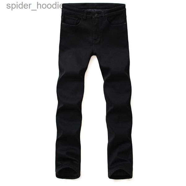 Jeans para hombres Hombres Clásico Avanzado Moda Marca Jeans Jean Homme Hombre Suave Estiramiento Negro Biker Masculino Pantalones de mezclilla Pantalones para hombre Monos L230927