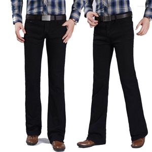 Men's Jeans Men Classic Design Denim Micro Bell Pants Koreaanse versie van de Fiare Black Slim Stretch