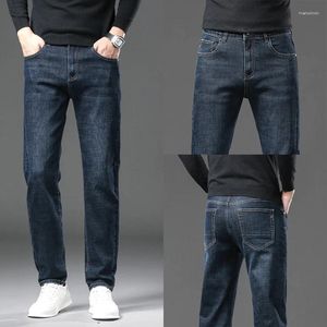 Jeans pour hommes hommes hauts hauts extension de la jambe droite masculine streetwear conception de luxe pantalon pantalon balise de pantalon d'affaires slim fit slim