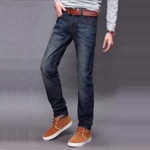 Hommes JEANS Hommes Jeans Denim Long Pantalon Seluar Panjang Casual Plus La Taille Pantalon Jean Lelaki Bleu Foncé Régulier L230724