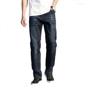 Jeans pour hommes hommes d'affaires Stretch mode masculine de haute qualité Style classique pantalons de bureau hommes pantalons de marque