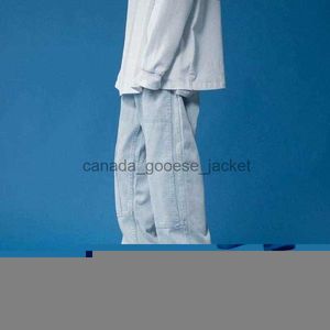 Heren Jeans Heren Jeans Overalls Voor Mannen Mode Retro Denim Overall Kleding Pocket Jumpsuit Mannelijke Broek PantsL230911