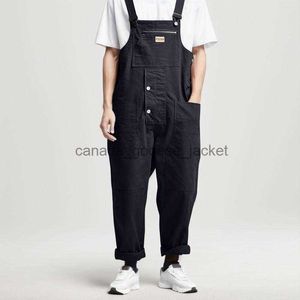 Jeans voor heren Jeans voor heren Relaxed Fit Duck Bib Overall Denim Overalls Mode Slanke Jumpsuit met zakkenL230911