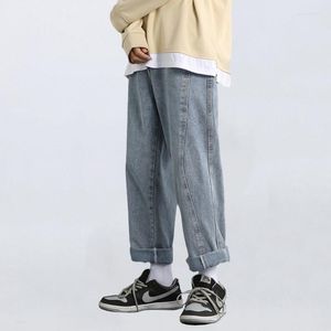 Jean homme homme droit homme ample Denim pantalon neutre Jean Streetwear décontracté couleur unie large homme femme pantalon Hip Hop