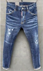 Heren jeans heren stretch strakke denim traan jeans premium heren klassiek luxe merk blauwe denim broek herenstraat fit spijkerbroek maat 28-38 230403