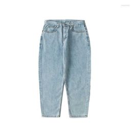 Jeans da uomo Pantaloni alla moda da uomo Harem da uomo Streetwear Pantaloni casual da uomo Hiphop in denim Pantaloni di cotone Pantaloni stile FJapanMen's