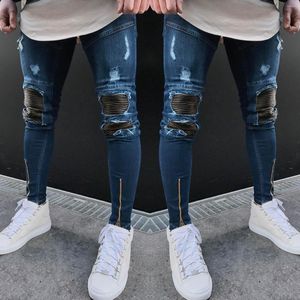 Heren jeans mannen stevige rechte broek hiphop mannelijke casual streetwear vriendje stijl denim broek stretch baggy heren