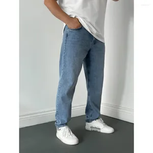Hommes Jeans Hommes Street Style Déchiré Maigre Vintage Lavage Solide Denim Pantalon Hommes Casual Slim Fit Crayon Pantalon