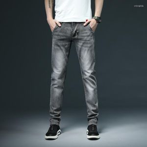 Jeans pour hommes Hommes Stretch Denim Skinny 2023 Printemps Automne Marque Classique Haute Qualité Coton Pantalon Mode Jean 7 Couleur