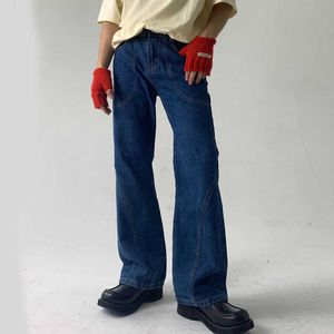 Heren Jeans Mannen Gewassen Vintage Losse Casual Denim Broek Man Koreaanse Stijl Mode Streetwear Hip Hop Broek T221102