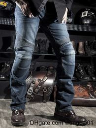 Heren jeans heren zwarte motorje spijkerbroek motocyc denim broek ma rek originele broek off-road broek bescherming kleding 4xl plus maat 0408H23