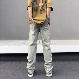 Heren Jeans Heren Casual Gat Cargo Broek Losse Hip Hop Man Retro Koreaanse Mode Vintage Y2k Baggy Pannen Mannen Streetwear Broek