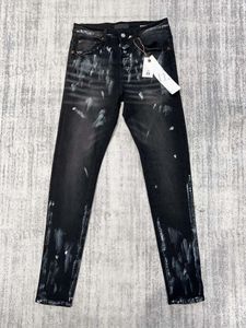Jeans masculin mens décontracté jeans skinny blanc slim slim fit jeans marque de mode T240419