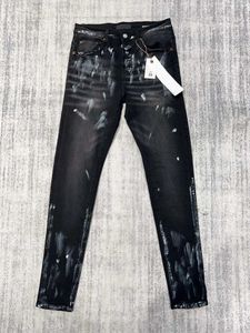 Jeans masculin mens décontracté jeans skinny skinny noir slim fit jeans marque de mode 240423