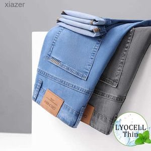 Jeans para hombres Ropa para hombres Jeans rectos Jeans Summer Fino Lyocell Lyocel