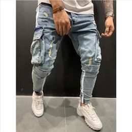 Jeans voor heren Denim broek voor heren, zomer herfst, dun, slank, normale pasvorm, rechte elasticiteit, rekbaar, heren, blauw, zwarte broek 231218