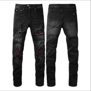 Jeans pour hommes en jeans pour hommes de qualité supérieure de qualité de broderie créatrice de denim pantalons de mode Hip Hop Street Street Taille 28-40 # 12243I0