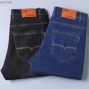 Jeans pour hommes, jeans élastiques en vrac, a frappé des jeans en jeans édition commerciale 2024 fashionl2404
