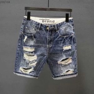 Jeans masculins pour hommes ouvrages de jean ouvert en denim à la mode
