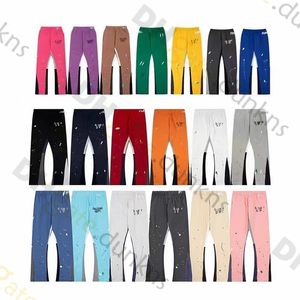 Jeans voor heren Herenbroeken Galleryes Joggingbroek Dept Gespikkeld Letterprint Dames Paar Los Veelzijdig Casual Recht Z25X#