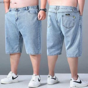 Jeans masculin mens plus taille jeans court jeans shorts en denim pantalon droit à coupe estivale short2404