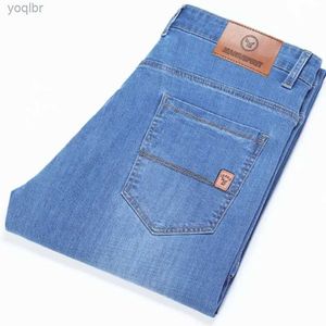 Jeans masculin pour hommes stretch jeans jeans mince nouvelle entreprise pantalon consécutif décontracté pantalon bleu noir pantalon quotidien pantalon dropship plus sizel244
