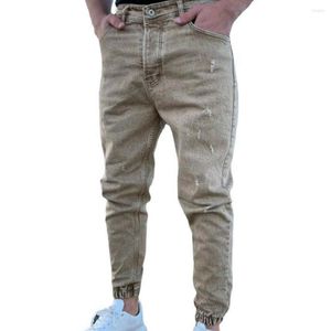 Pantalones vaqueros para hombre Moto Biker Hombres Primavera Verano Otoño Novio Streetwear Flaco Cacual Diseñador Pantalones largos de mezclilla Pantalones vaqueros