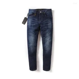 Jeans masculin Mrxmus Duttis Usting 2024 Pantalon haut de gamme décontracté d'été avec coton élastique