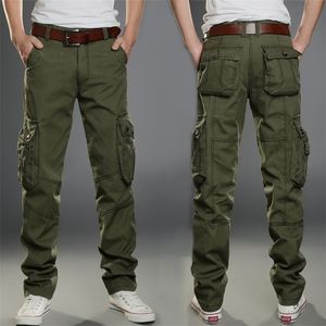 Jeans pour hommes multi-poches pantalons décontractés militaire tactique Joggers Cargo randonnée en plein air Trekking sweat Hip Hop bas 220920