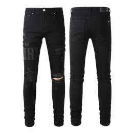 Jeans pour hommes Nouveautés amirs Designer de luxe Denim Jeans Trous Pantalon Jean COOLGUY Biker Man # 892 pIk