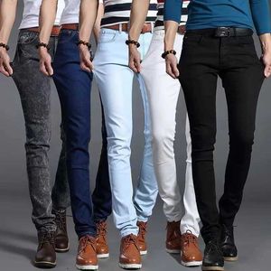 Jeans masculin New Black Blue Denim Jeans pour hommes pantalons en jean Slim Fit Coton Stretch Pantal