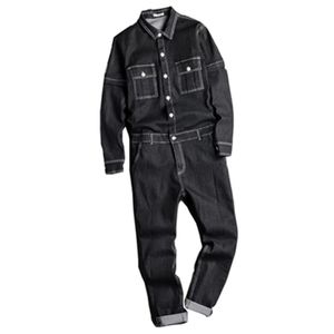 Heren Jeans Overalls Slim Fit Boyfriend Jean Jumpsuits Lente Herfst Streetwear Denim Bib Jumpsuit Mannelijke Lange Rompertjes Pants2763