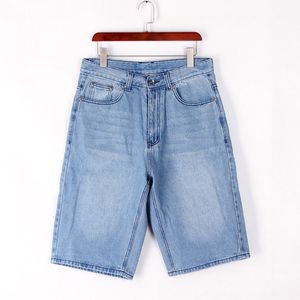 Heren jeans oversized casual zevenpunts broek broek zomer ijsje ijsje dunne shorts rekbare Koreaanse stijl rechte casual broek dagelijkse outfit blauw 30-46