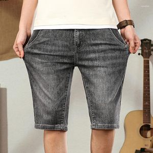 Heren jeans oversized vintage denim shorts los elastische zomer trendy