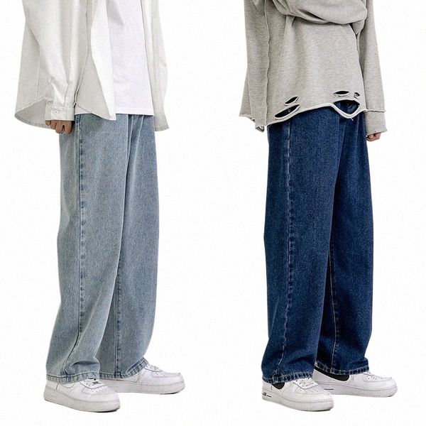 Jeans pour hommes Pantalons Pantalons pour hommes Jean Printemps Denim Homme Homme Homme Trendyol Streetwear Coréen Fi Hommes Garçons Grande Flare Vente R5eV #