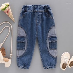 Jeans pour hommes Patchwork Spring and Automn Vêtements K-style Kids Trendy