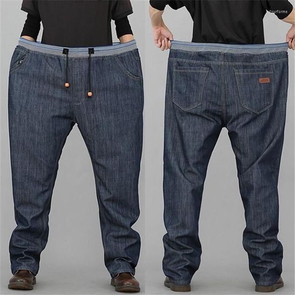 Jeans pour hommes Plus grande taille pantalon noir hommes élastique Denim pantalon hommes Jean marque homme vêtements289j
