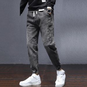 Jeans homme grande taille polaire hiver pantalon Stretch Slim Haroun Denim surdimensionné Streetwear pantalon vêtements