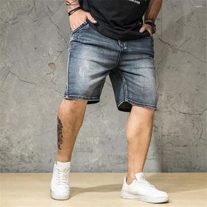 Heren jeans plus maat s-8xl Jean Men Summer Hommes shorts skate bord harem broek vintage gat coole broek gescheurd man