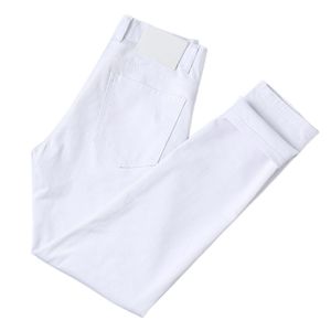 Jeans masculin prda printemps été mince denim slim slim fit marque haut de gamme européenne américaine petit pantalon droit xw6013-1
