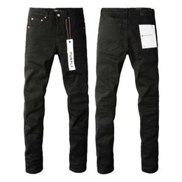 Jeans da uomo viola marca Jeans American High Street neri pieghettati Basic22Q8